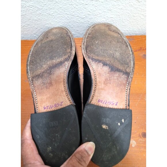 Allen Edmonds Black Leather Tassel Loafers Men's 10.5B Vintage Style Classic Des - Picture 6 of 10